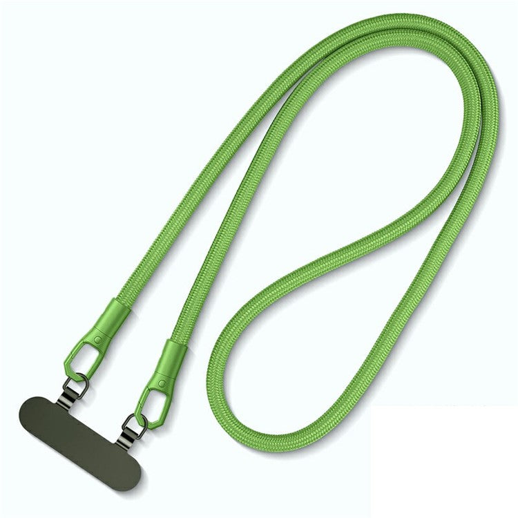 90mm Neck Strap with Tether Tab, Anti-Loss Drop Protection Double Buckle Cell Phone Long Lanyard - Matcha Green