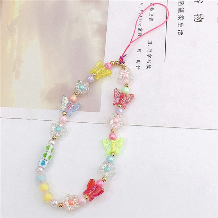 Phone Charms Beaded Phone Strap Cell Phone Pendants Decor - K3307