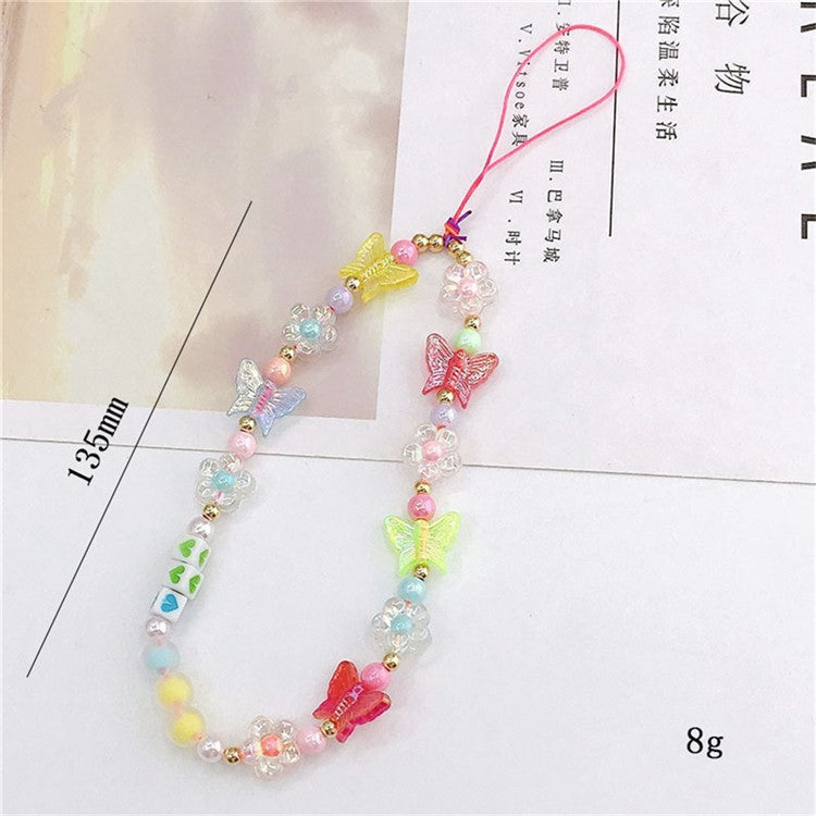 Phone Charms Beaded Phone Strap Cell Phone Pendants Decor - K3307