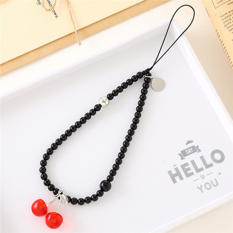 Phone Charms Beaded Phone Strap Cell Phone Wrist Strap Pendants Decor - K3372