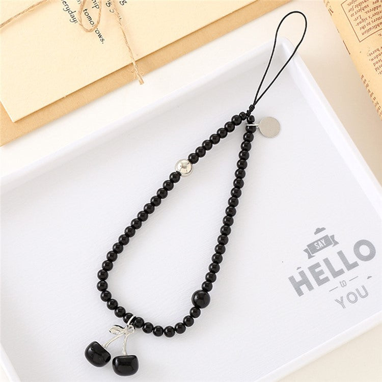 Phone Charms Beaded Phone Strap Cell Phone Wrist Strap Pendants Decor - K3373