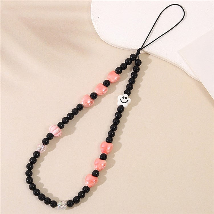 Phone Charms Beaded Phone Strap Cell Phone Wrist Strap Pendants Decor - K3710