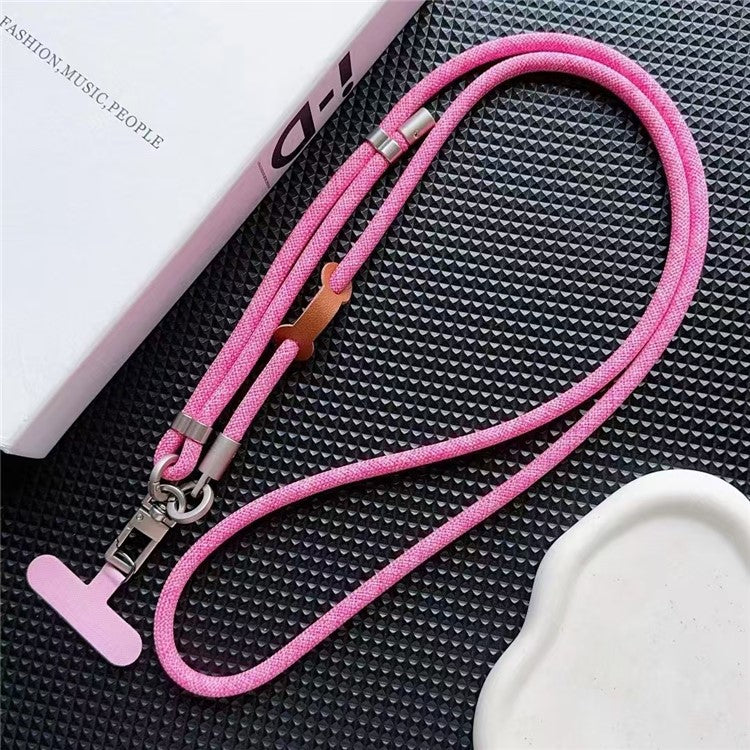 150cm Phone Long Lanyard Adjustable Crossbody Shoulder Strap with Tether Tab, Diameter: 8mm - Style A