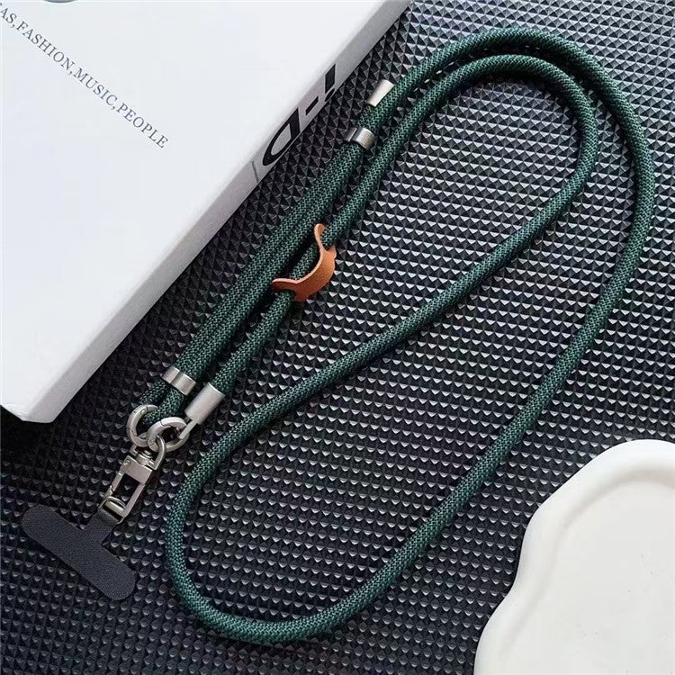 150cm Phone Long Lanyard Adjustable Crossbody Shoulder Strap with Tether Tab, Diameter: 8mm - Style J