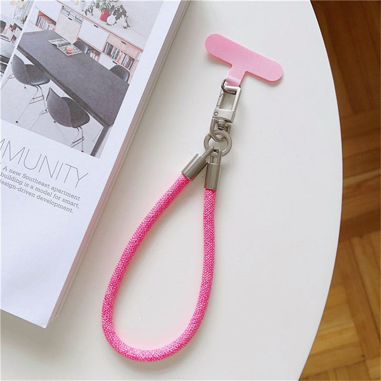 Copper Buckle Phone Lanyard 26cm Phone Wristlet Anti Theft Strap with Tether Tab - Style 1