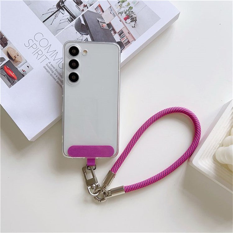 Copper Buckle Phone Lanyard 26cm Phone Wristlet Anti Theft Strap with Tether Tab - Style 1