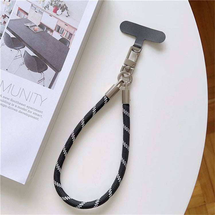 Copper Buckle Phone Lanyard 26cm Phone Wristlet Anti Theft Strap with Tether Tab - Style 3