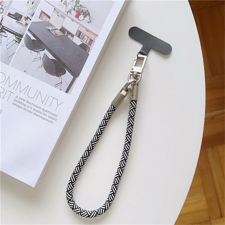 Copper Buckle Phone Lanyard 26cm Phone Wristlet Anti Theft Strap with Tether Tab - Style 4