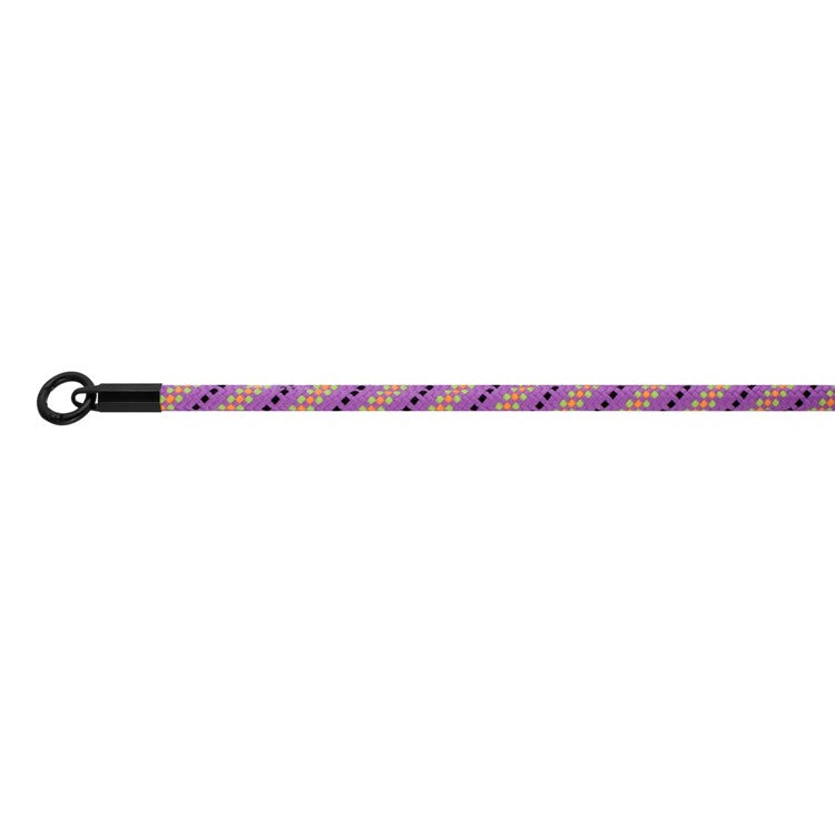 8mm Dual Ring Buckle Phone Carrying Rope Anti-lost Lanyard Phone Crossbody Shoulder Strap - Purple