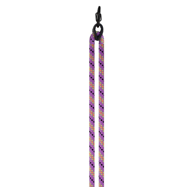 8mm Dual Ring Buckle Phone Carrying Rope Anti-lost Lanyard Phone Crossbody Shoulder Strap - Purple