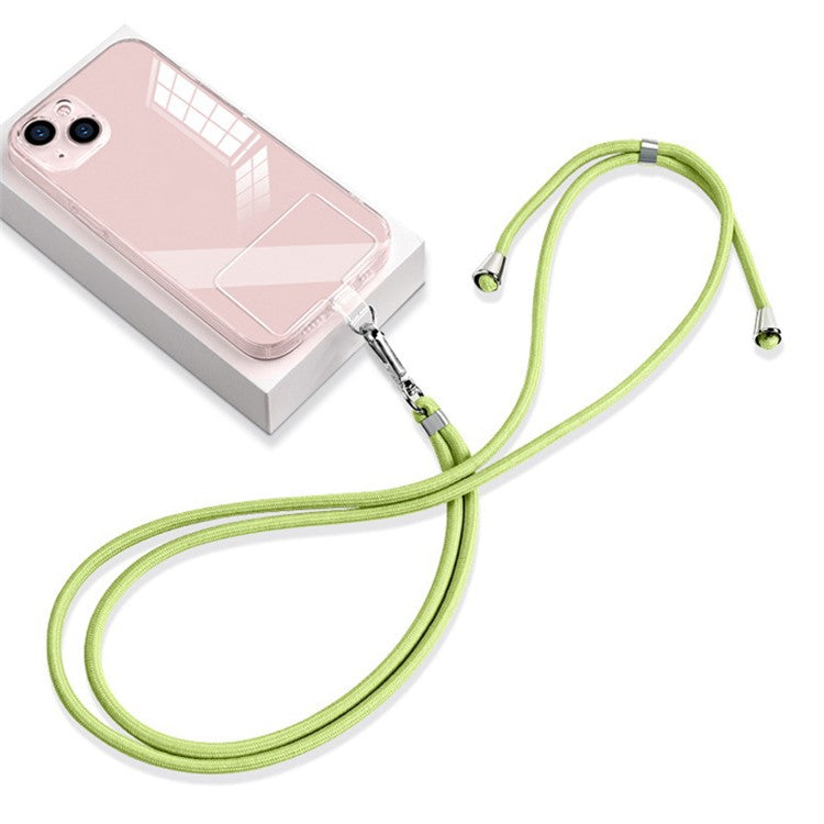 Cell Phone Crossbody Lanyard 6mm Nylon Universal Phone Shoulder Strap with Pad - Apple Green