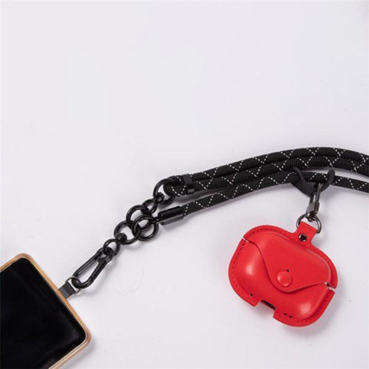 7mm Phone Lanyard Adjustable Nylon Neck Strap with Tether Tab - Patterned Grey