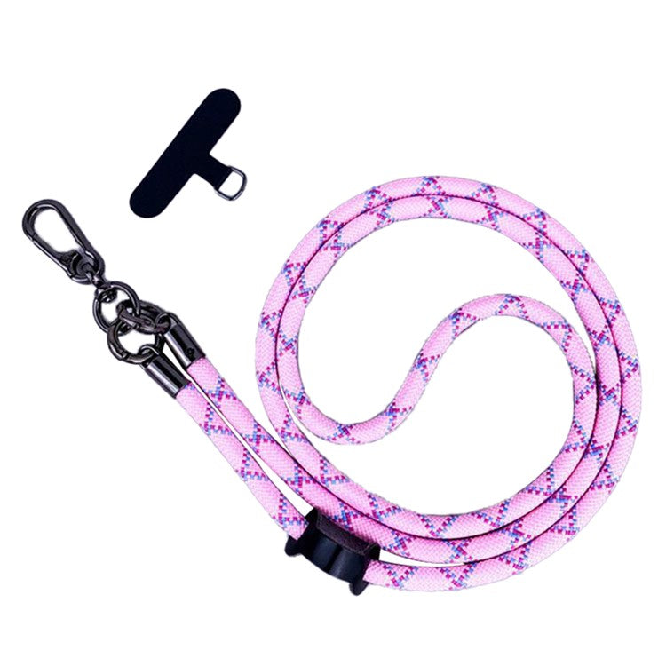 B Style 8mm Phone Lanyard Universal Crossbody Strap with Tether Tab - Pink