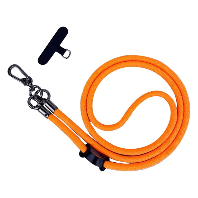 B Style 8mm Phone Lanyard Universal Crossbody Strap with Tether Tab - Orange