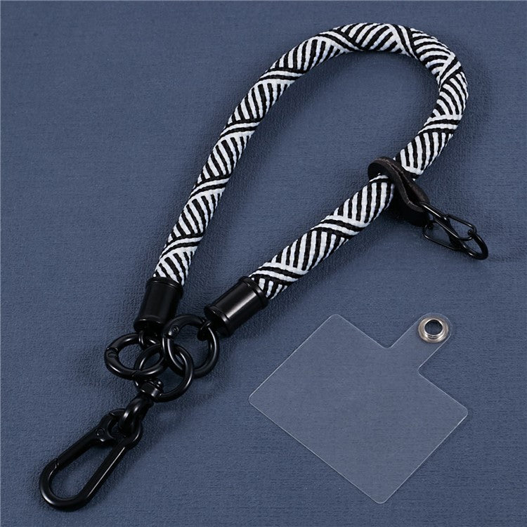 Phone Wrist Strap Lanyard 30cm Rope Cell Phone Lanyard Bracelet with Tether Tab - Style G