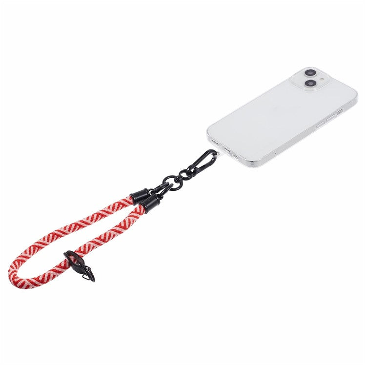 Phone Wrist Strap Lanyard 30cm Rope Cell Phone Lanyard Bracelet with Tether Tab - Style H