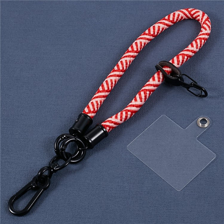 Phone Wrist Strap Lanyard 30cm Rope Cell Phone Lanyard Bracelet with Tether Tab - Style H