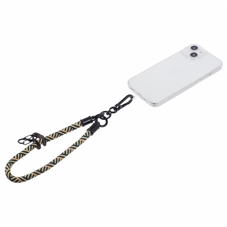 Phone Wrist Strap Lanyard 30cm Rope Cell Phone Lanyard Bracelet with Tether Tab - Style K