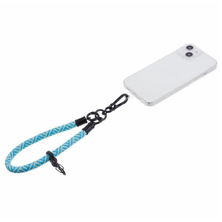 Phone Wrist Strap Lanyard 30cm Rope Cell Phone Lanyard Bracelet with Tether Tab - Style N