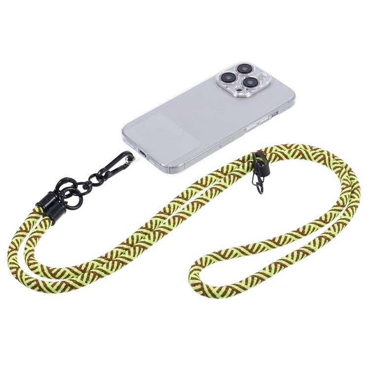 Crossbody Phone Lanyard 8mm Thickness Adjustable Phone Neck Strap with Tether Tab - Style A