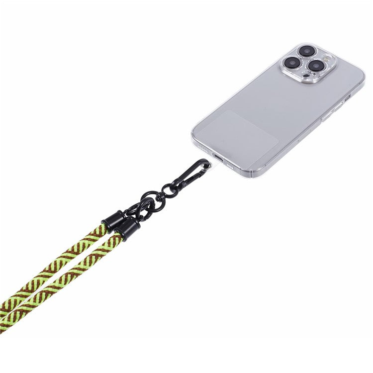 Crossbody Phone Lanyard 8mm Thickness Adjustable Phone Neck Strap with Tether Tab - Style A