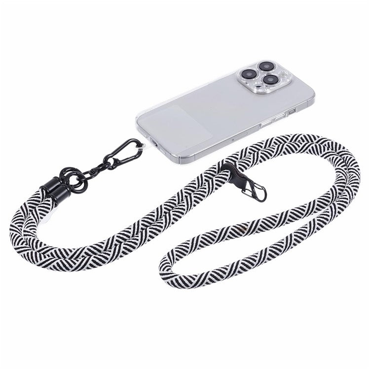 Crossbody Phone Lanyard 8mm Thickness Adjustable Phone Neck Strap with Tether Tab - Style B