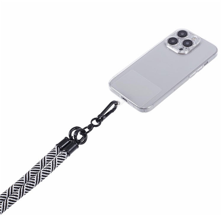 Crossbody Phone Lanyard 8mm Thickness Adjustable Phone Neck Strap with Tether Tab - Style B