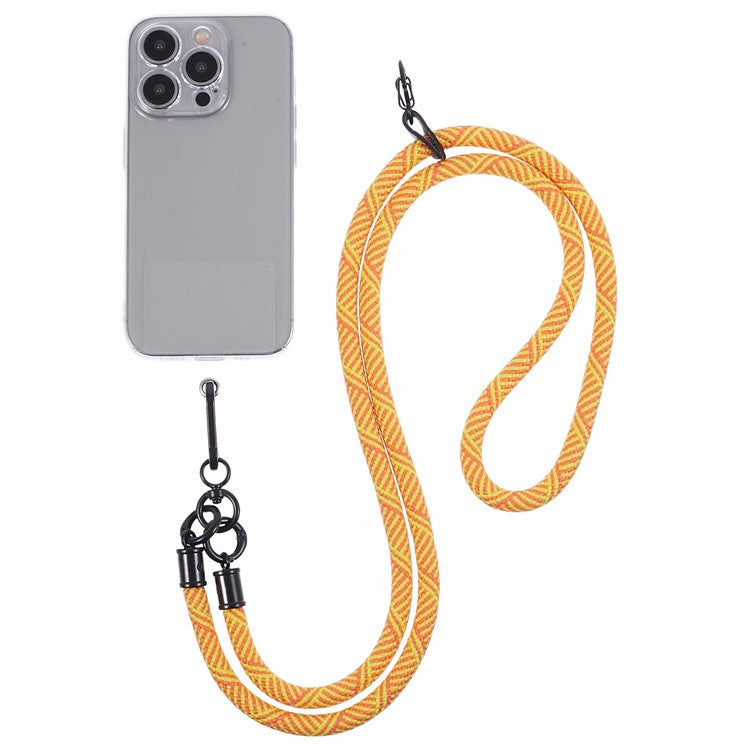 Crossbody Phone Lanyard 8mm Thickness Adjustable Phone Neck Strap with Tether Tab - Style C