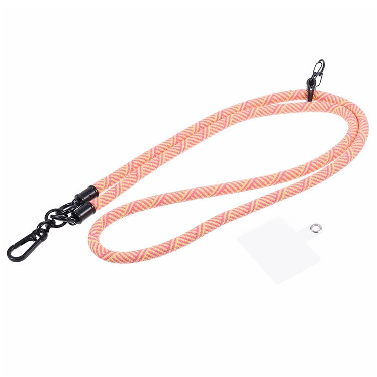 Crossbody Phone Lanyard 8mm Thickness Adjustable Phone Neck Strap with Tether Tab - Style D