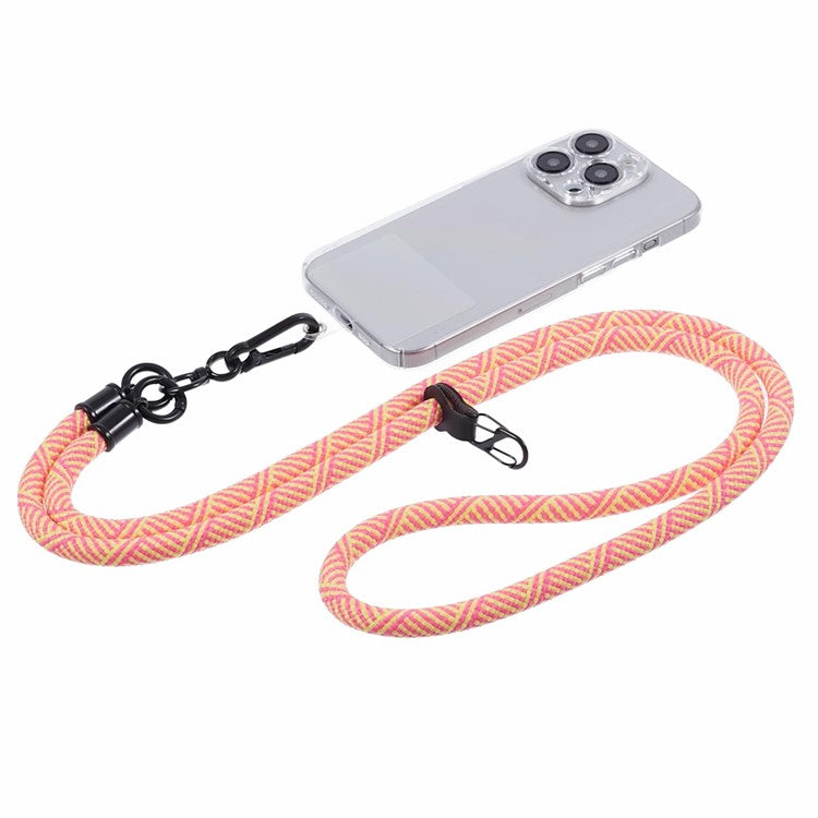 Crossbody Phone Lanyard 8mm Thickness Adjustable Phone Neck Strap with Tether Tab - Style D