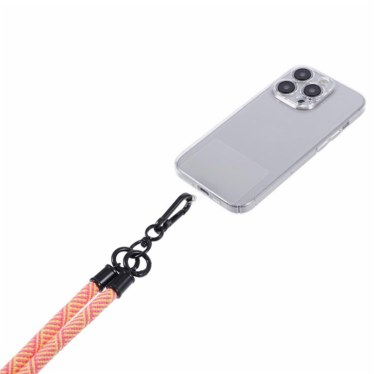 Crossbody Phone Lanyard 8mm Thickness Adjustable Phone Neck Strap with Tether Tab - Style D