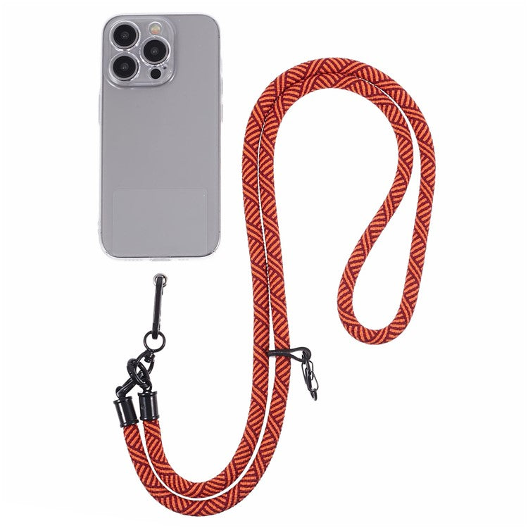 Crossbody Phone Lanyard 8mm Thickness Adjustable Phone Neck Strap with Tether Tab - Style E