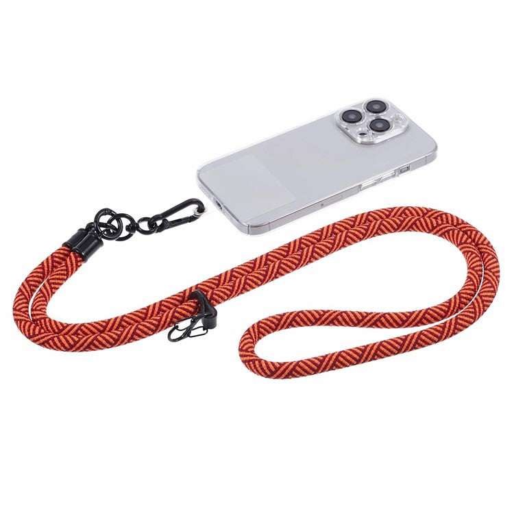 Crossbody Phone Lanyard 8mm Thickness Adjustable Phone Neck Strap with Tether Tab - Style E