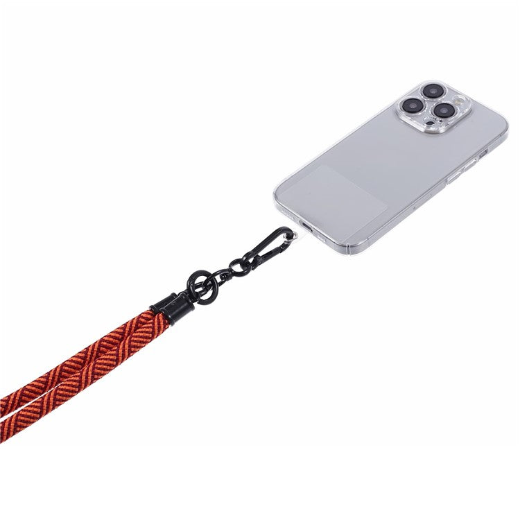 Crossbody Phone Lanyard 8mm Thickness Adjustable Phone Neck Strap with Tether Tab - Style E