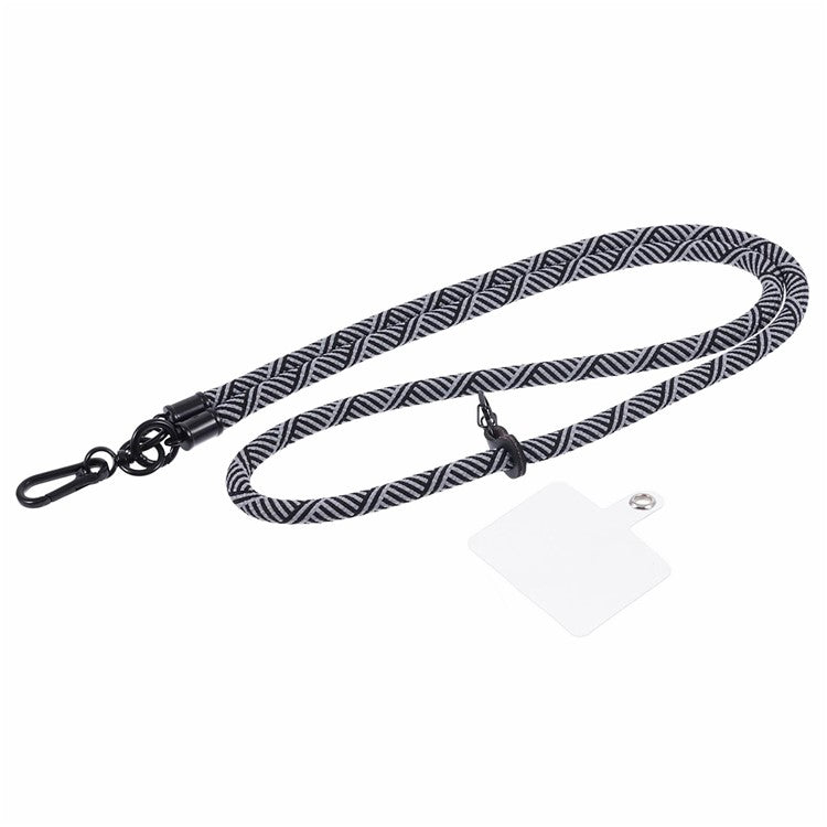 Crossbody Phone Lanyard 8mm Thickness Adjustable Phone Neck Strap with Tether Tab - Style F