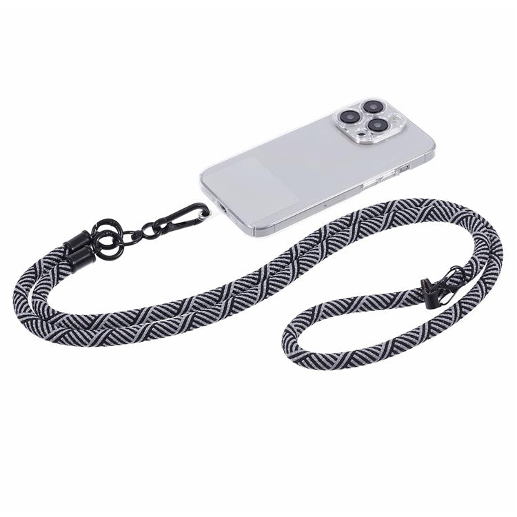 Crossbody Phone Lanyard 8mm Thickness Adjustable Phone Neck Strap with Tether Tab - Style F