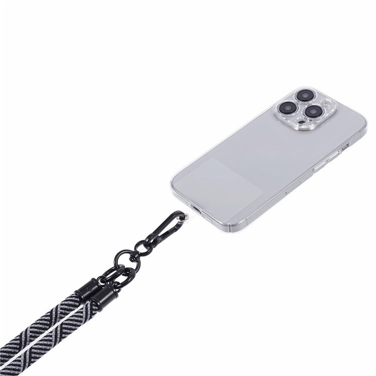 Crossbody Phone Lanyard 8mm Thickness Adjustable Phone Neck Strap with Tether Tab - Style F