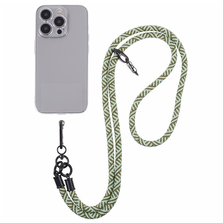 Crossbody Phone Lanyard 8mm Thickness Adjustable Phone Neck Strap with Tether Tab - Style G