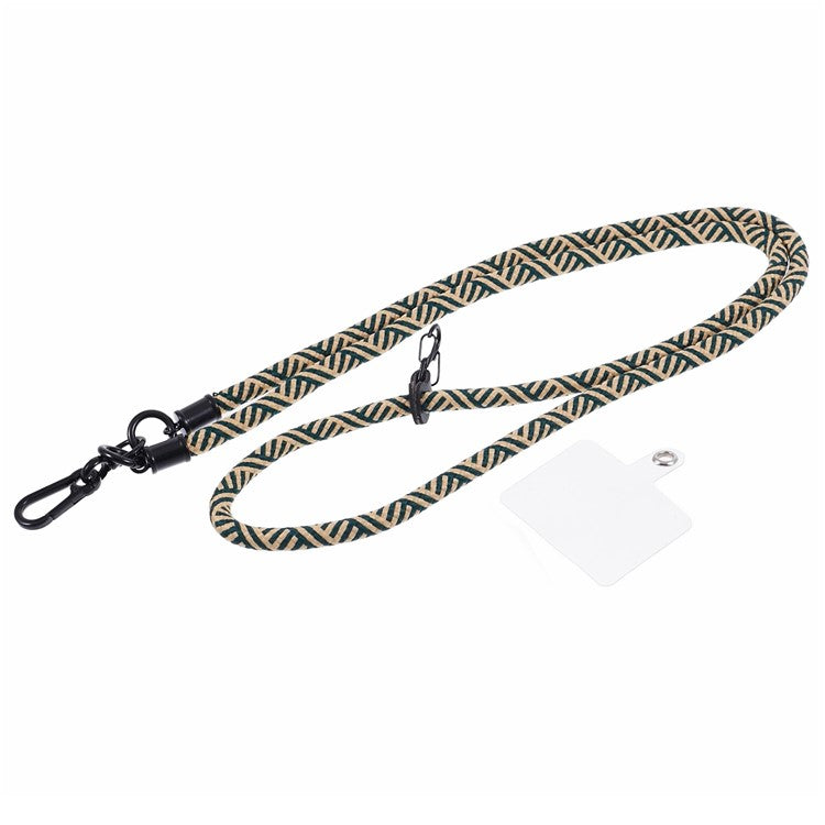 Crossbody Phone Lanyard 8mm Thickness Adjustable Phone Neck Strap with Tether Tab - Style H