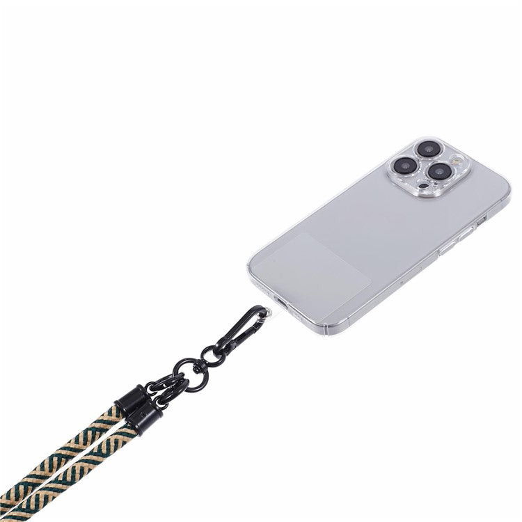 Crossbody Phone Lanyard 8mm Thickness Adjustable Phone Neck Strap with Tether Tab - Style H