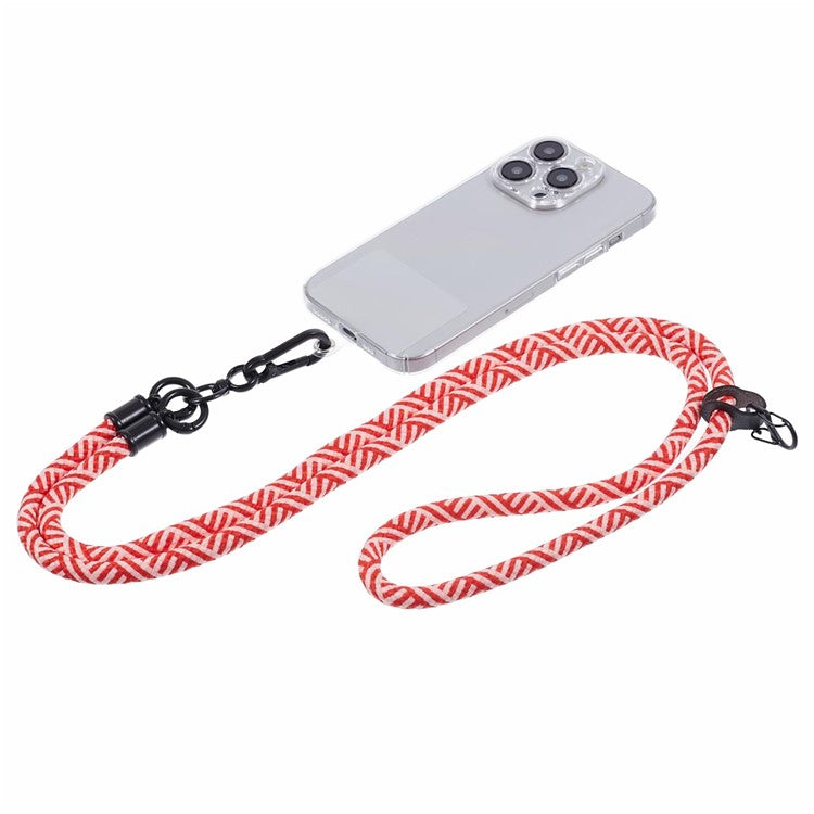 Crossbody Phone Lanyard 8mm Thickness Adjustable Phone Neck Strap with Tether Tab - Style J