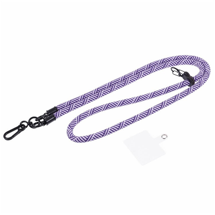 Crossbody Phone Lanyard 8mm Thickness Adjustable Phone Neck Strap with Tether Tab - Style K