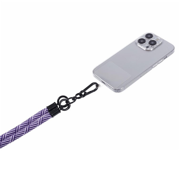 Crossbody Phone Lanyard 8mm Thickness Adjustable Phone Neck Strap with Tether Tab - Style K