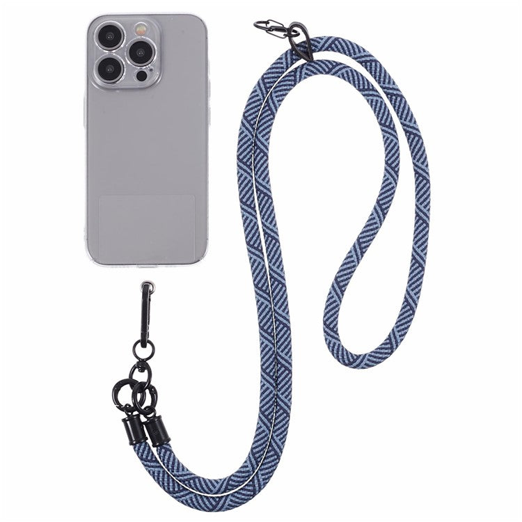 Crossbody Phone Lanyard 8mm Thickness Adjustable Phone Neck Strap with Tether Tab - Style L