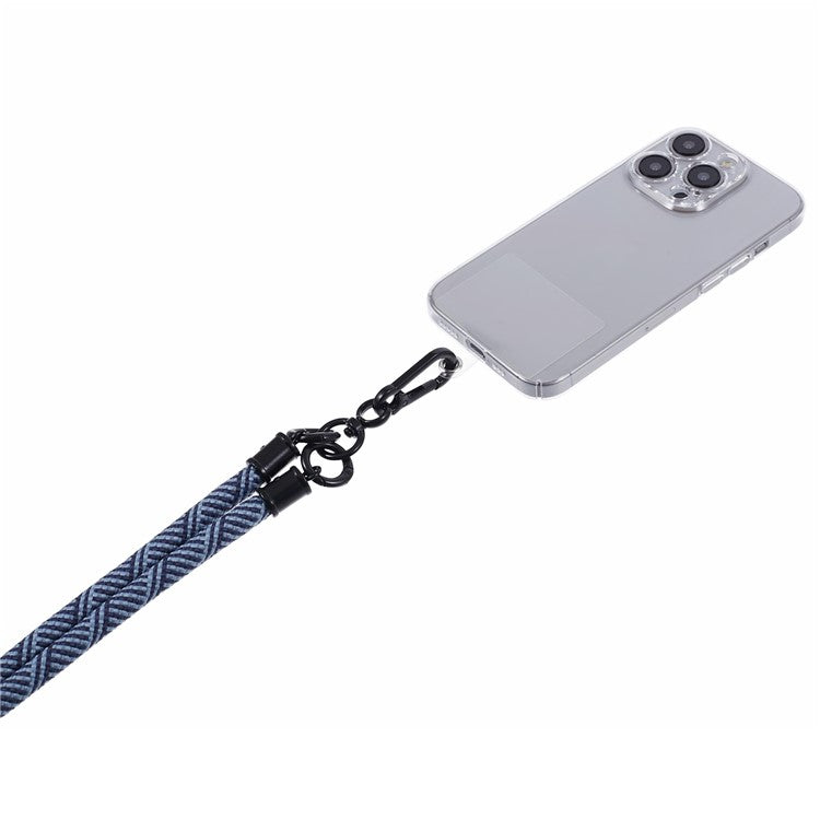 Crossbody Phone Lanyard 8mm Thickness Adjustable Phone Neck Strap with Tether Tab - Style L