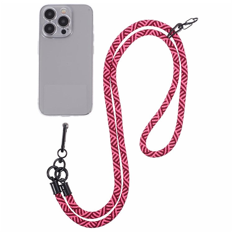 Crossbody Phone Lanyard 8mm Thickness Adjustable Phone Neck Strap with Tether Tab - Style M