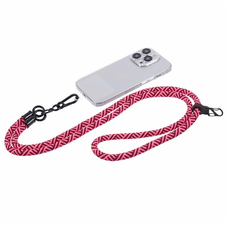 Crossbody Phone Lanyard 8mm Thickness Adjustable Phone Neck Strap with Tether Tab - Style M