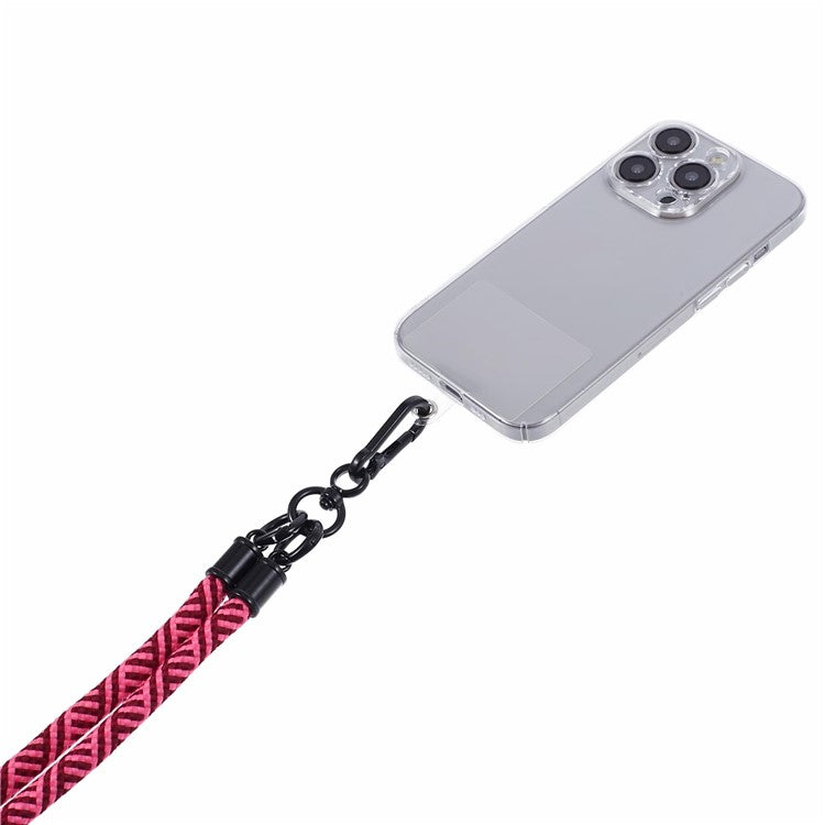 Crossbody Phone Lanyard 8mm Thickness Adjustable Phone Neck Strap with Tether Tab - Style M