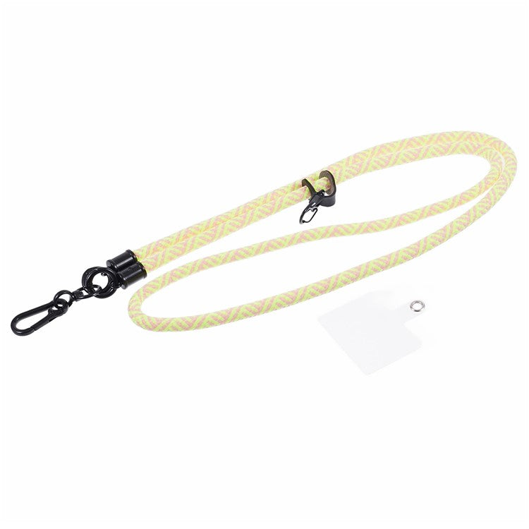 Crossbody Phone Lanyard 8mm Thickness Adjustable Phone Neck Strap with Tether Tab - Style N