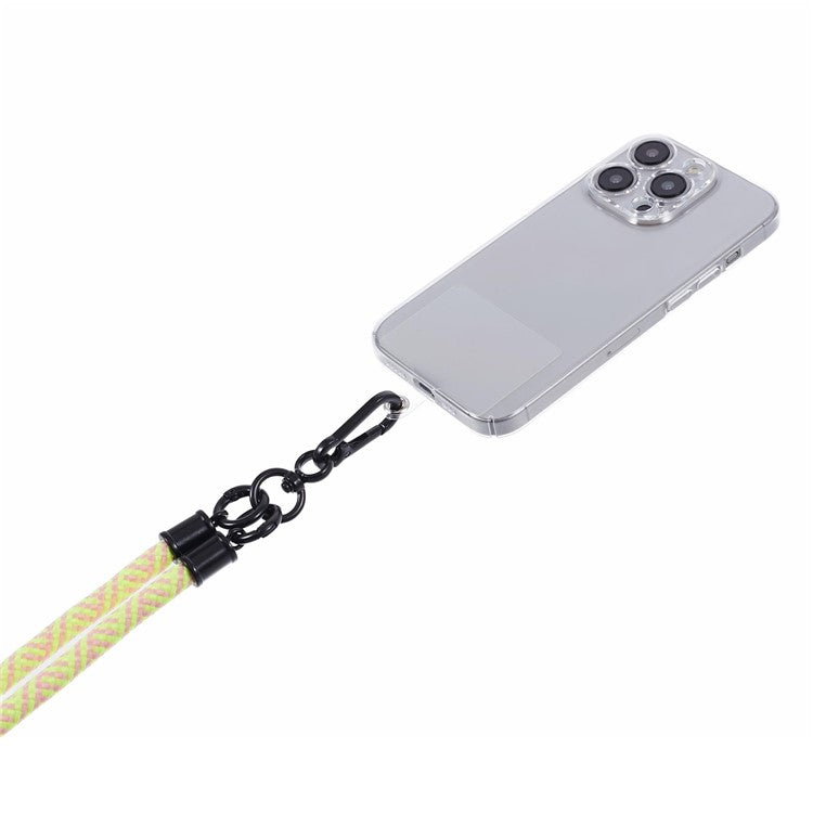 Crossbody Phone Lanyard 8mm Thickness Adjustable Phone Neck Strap with Tether Tab - Style N